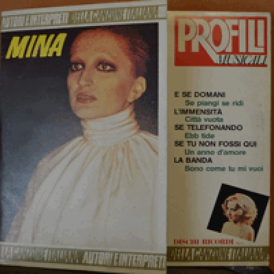 MINA -PROFILI MUSICALI (UN ANNO D&#039;AMORE&quot;별리&quot;/L&#039;IMMENSITA 수록//* ITALY ORIGINAL) EX+