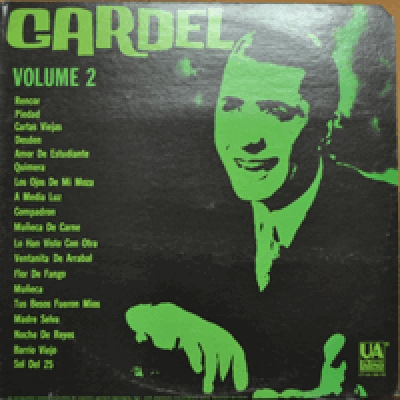 CARLOS GARDEL - VOLUME 2 (2LP/ LA CUMPARSITA 노래로 처음 힛트시킨 가수이며 유명한 배우/* USA) NM/NM