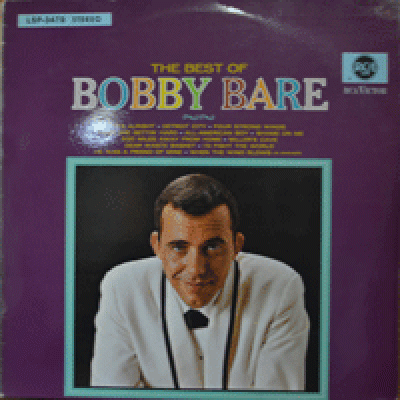 BOBBY BARE - THE BEST OF (조영남의 &quot;난 가고싶네&quot;의 원곡 DETROIT CITY 수록/* GERMANY) NM-