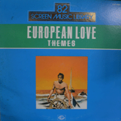 82 SCREEN MUSIC LIBRARY EUROPEAN LOVE THEMES - OST (2LP/영화&quot;THE NIGHT PORTER song by CHARLOTTE RAMPLING&quot; 노래수록/* JAPAN) NM/NM