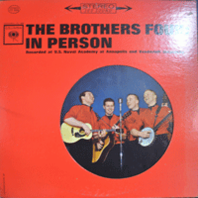 BROTHERS FOUR - IN PERSON (STEREO/변형자켓/GREENFIELDS 수록/* USA 1st PRESS) EX++