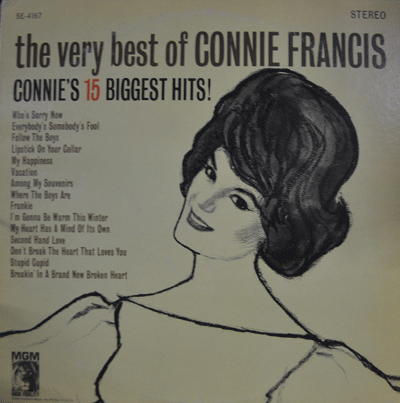 CONNIE FRANCIS - THE VERY BEST OF CONNIE FRANCIS (USA) EX++