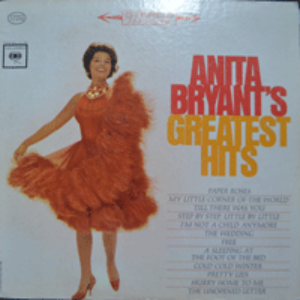 ANITA BRYANT - GREATEST HITS (MY LITTLE CORNER OF THE WORLD/PAPER ROSES 수록/* USA ORIGINAL) strong EX+