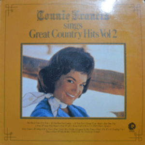 CONNIE FRANCIS - GREAT COUNTRY HITS VOL 2  (정훈희의 &quot;그모습 어디에&quot; 원곡 WISHING IT WAS YOU 수록/* UK) LIKE NEW