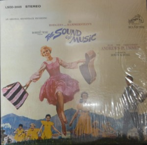 THE SOUND OF MUSIC - OST (JULIE ANDREWS, CHRISTOPHER PLUMMER 주연 1965년작/* USA 1st press RCA Victor ‎– LSOD 2005) NM/NM-