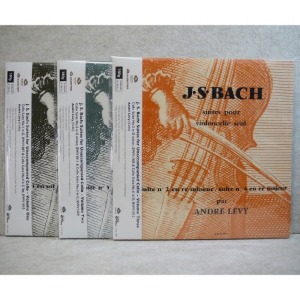 Andre Levy J.S. Bach Cello Suites No. 1~6 Complete  3 LP (* CANADA/ 미개봉)