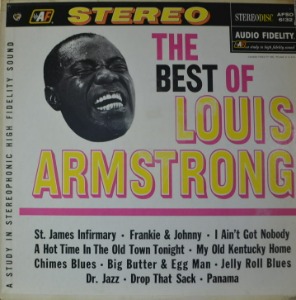 LOUIS ARMSTRONG - THE BEST OF LOUIS ARMSTRONG  (ST. JAMES INFIRMARY 수록/* USA 1st press) NM