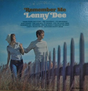 LENNY DEE - REMEMBER ME (Easy Listening/* USA ORIGINAL) strong EX++
