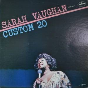 SARAH VAUGHAN - CUSTOM 20 (A LOVER&#039;S CONCERTO 수록/* JAPAN FDX - 514) MINT