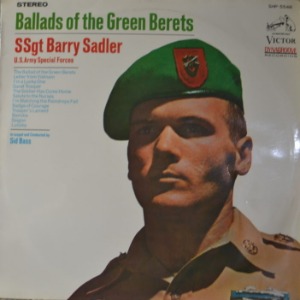BARRY SADLER - BALLADS OF THE GREEN BERETS (STEREO/죤웨인 주연 &quot;그린베레&quot; 주제곡/* JAPAN SHP-5546) MINT