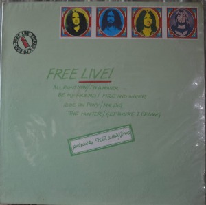 FREE - LIVE! (Classic Rock/ALL RIGHT NOW/I&#039;M A MOVER 수록) 미개봉