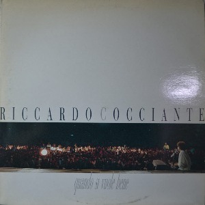 RICCARDO COCCIANTE - QUANDO SI VUOLE BENE (2LP/LIVE ALBUM / Cervo A Primavera/그 유명한 Margherita 수록/ * ITALY ORIGINAL  Virgin – 2 VD 2515/2) 2LP NM/NM