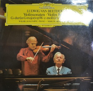 Yehudi Menuhin /Wilhelm Kempff – Ludwig van Beethoven Violin Sonatas In G Major, Op. 96 / In C Minor Op. 30 N. 2  (* GERMANY  2530 346)  NM