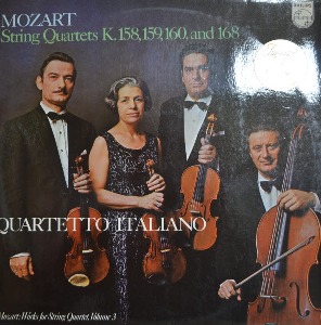 Quartetto Italiano – Mozart String Quartets K. 158, 159, 160, And 168 (Works For String Quartet, Volume 3 (* NETHRELANDS  6500 172)  MINT
