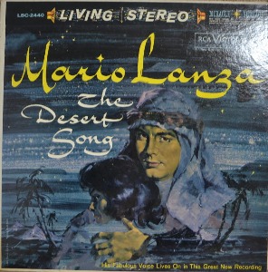 Mario Lanza – The Desert Song ( * USA  RCA Living Stereo LSC-244) NM-