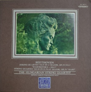 Hungarian Quartet – Beethoven String Quartet No. 9 In C Major, Op. 59 No. 3 &quot;Rasumovsky&quot;  Quartet No. 10 In E Flat Major, Op. 74 &quot;Harp&quot; ( * JAPAN  AA-9271)  NM-