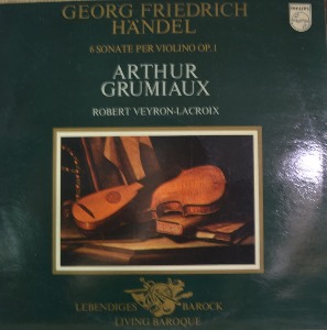 Arthur Grumiaux / Robert Veyron - Lacroix Handel : 6 Sonaten Fur Violine und Continuo Op.1 (* ITALY   9502 023) MINT
