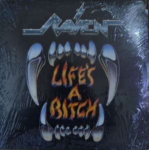 RAVEN - LIFE&#039;S A BITCH (England Heavy Metal band/* USA 1st press  7 81734-1) 미개봉