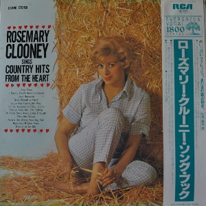 ROSEMARY CLOONEY - SINGS COUNTRY HITS FROM THE HEART (American Jazz singer/ * 라나에로스포의 &quot;아름다운 갈색 눈동자&quot; BEAUTIFUL BROWN EYES 수록/*  JAPAN RJL-2655 ) MINT/NM